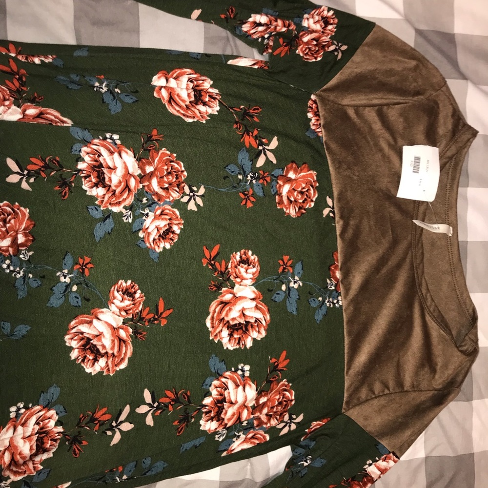 Boutique floral fall dress